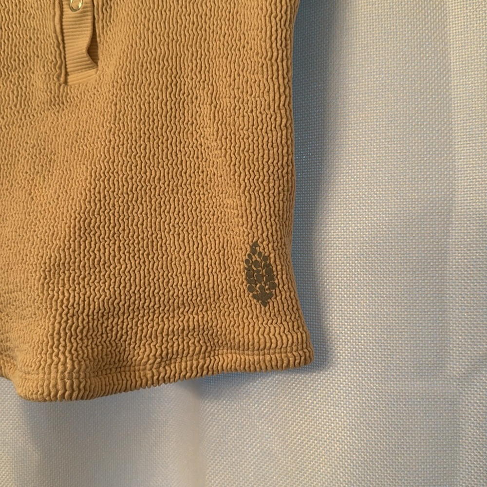 Free People Movement All Clear Scrunched Henley Tank - Picture 4 of 5